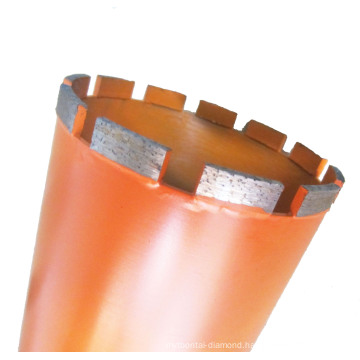 Diamond Core Drill Bit for High Grade Reinforced Concrete